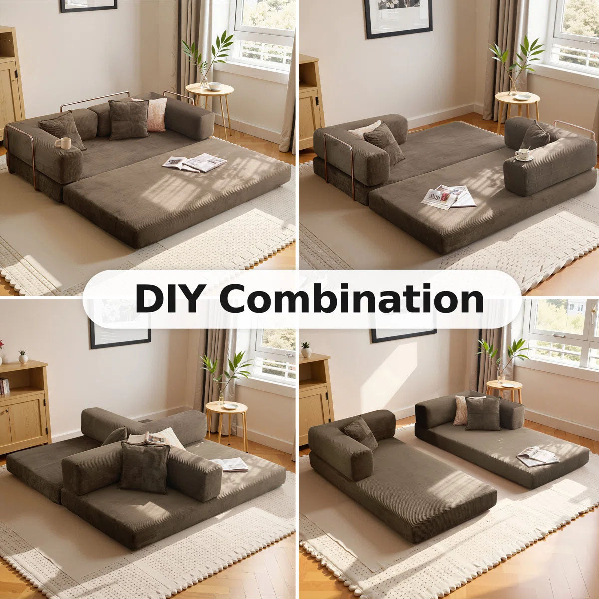 Vazmak Zofty Square - Brown