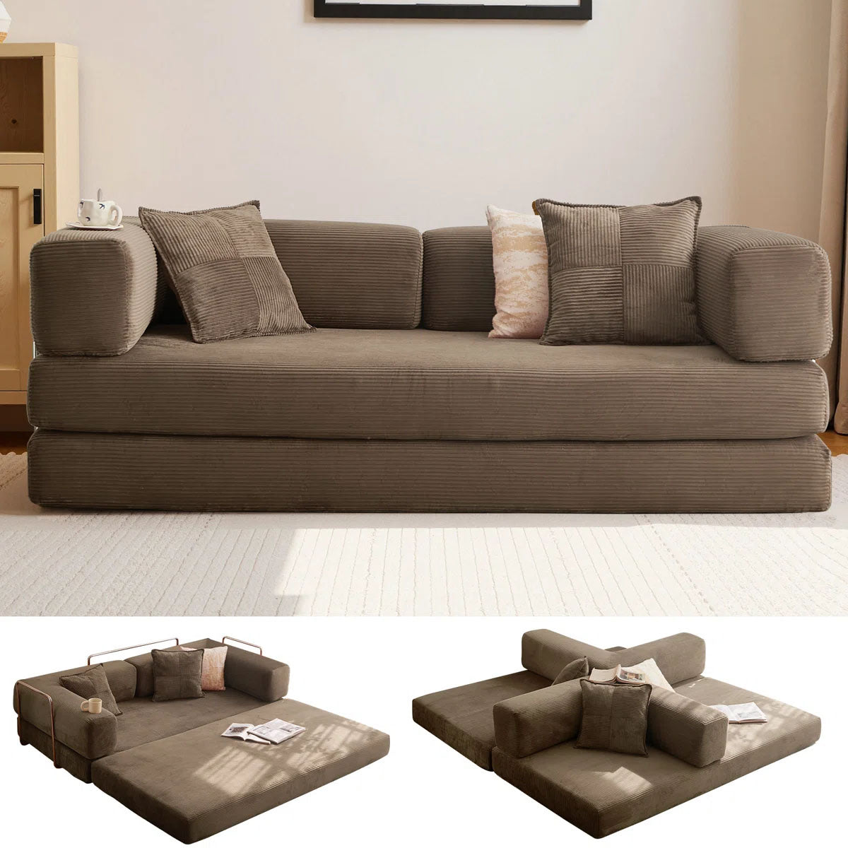 Vazmak Zofty Square - Brown