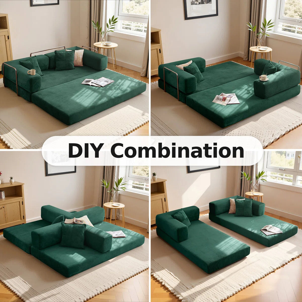 Vazmak Zofty Square - Green