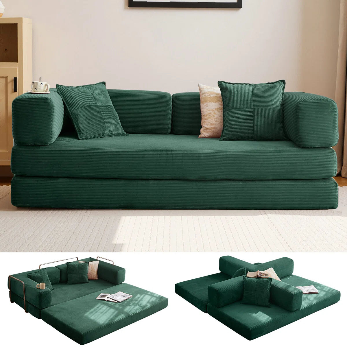 Vazmak Zofty Square - Green