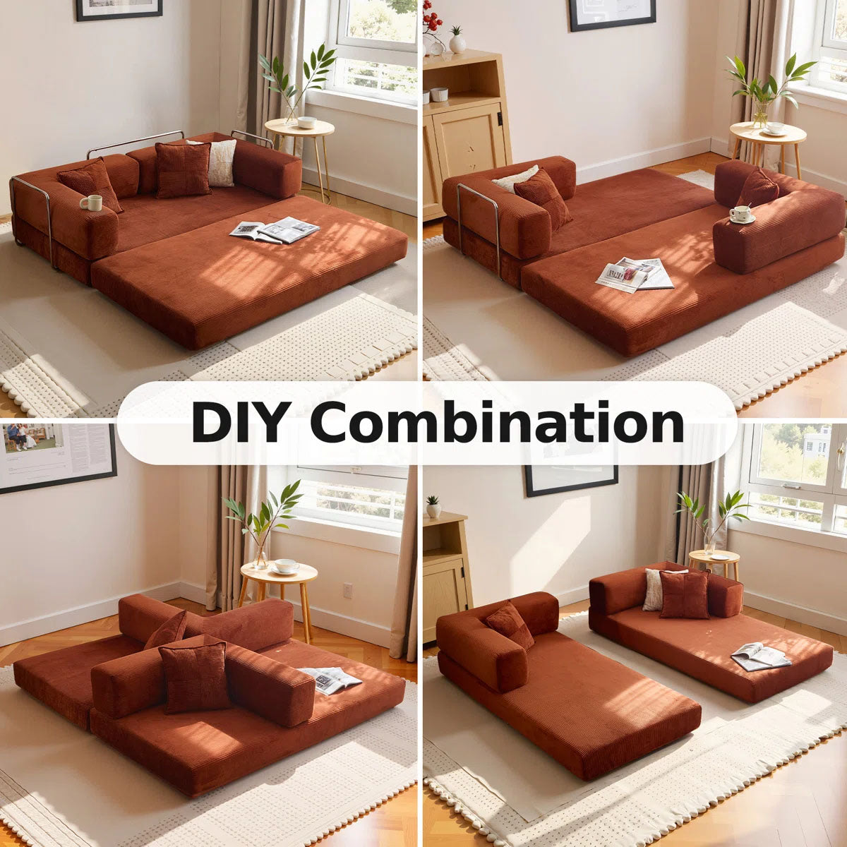 Vazmak Zofty Square - Maroon