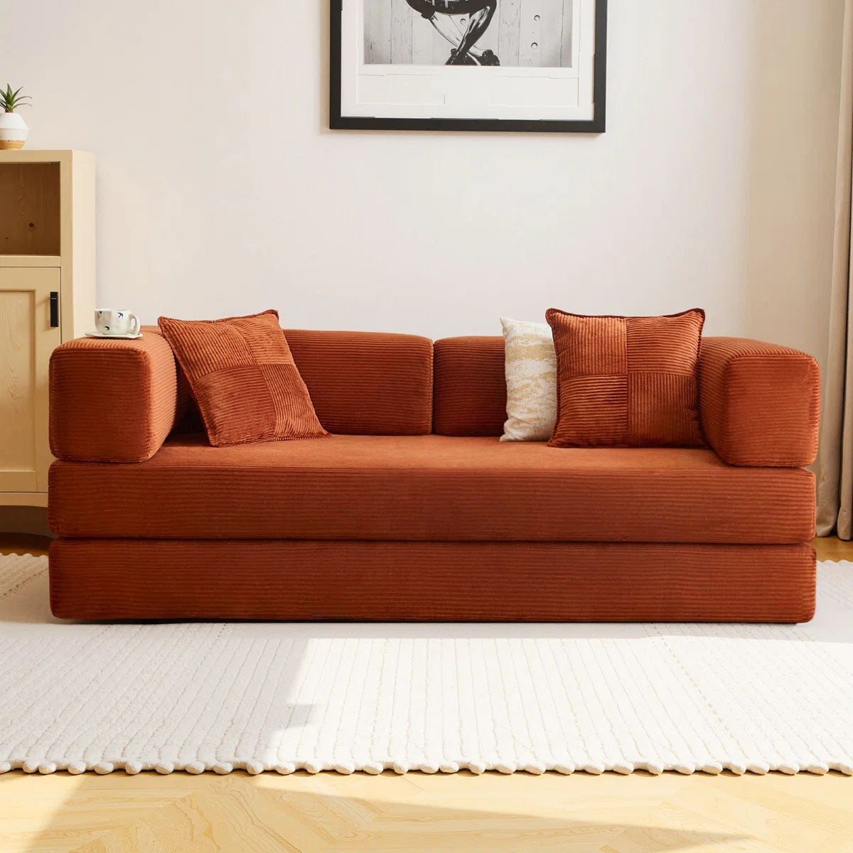 Vazmak Zofty Square - Maroon