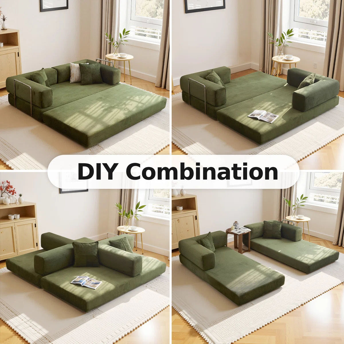 Vazmak Zofty Square - Olive