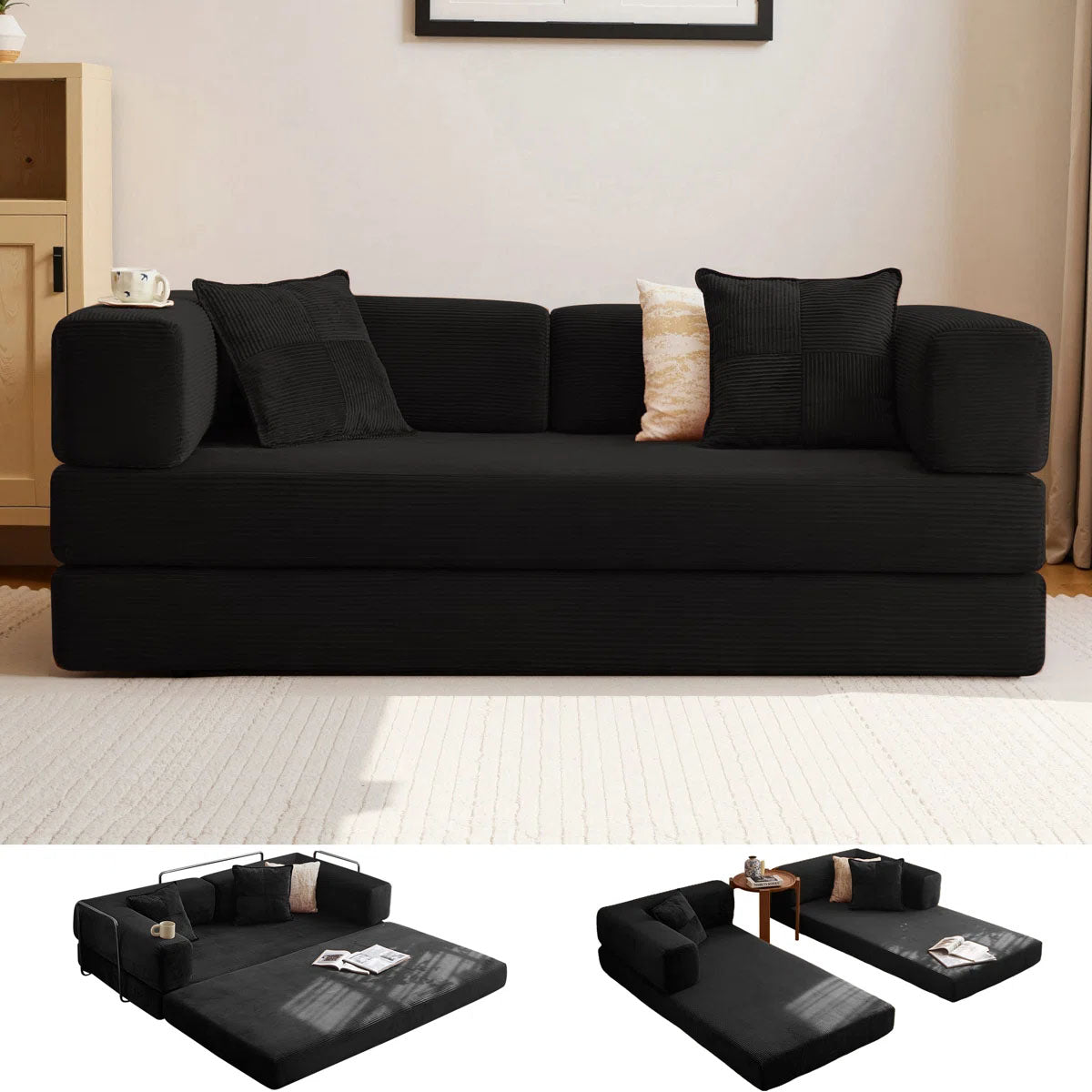 Vazmak Zofty Square - Black