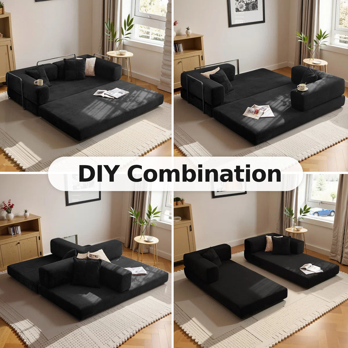 Vazmak Zofty Square - Black